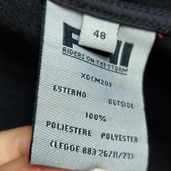 AI Riders On The Storm Red Goggle Ski Hooded Jacket - Picture 8 of 9